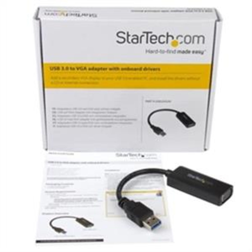 Startech.com USB32VGAV USB 3.0 to VGA Adapter 1920x1200 On-Board Driver