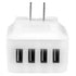 Startech.com USB4PACWH 4-Port USB Wall Charger 34 6.8A White
