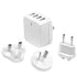 Startech.com USB4PACWH 4-Port USB Wall Charger 34 6.8A White