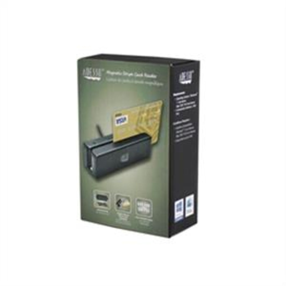 Adesso Msr-100 Magnetic Stripe Card Reader Usb Standalone Bi-Directional 3Track