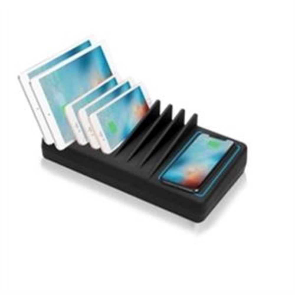 SIIG AC-PW1H11-S1 Accessory 10PT USB-A/C and Wireless Charging Station Ambient