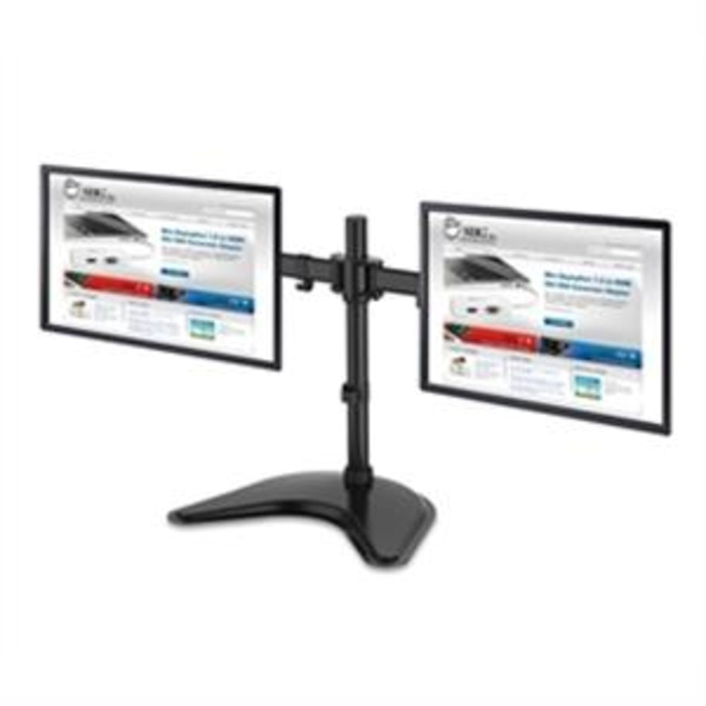 SIIG CE-MT1U12-S1 AC Articulated Freestanding Dual Monitor Desk Stand 13 to 27
