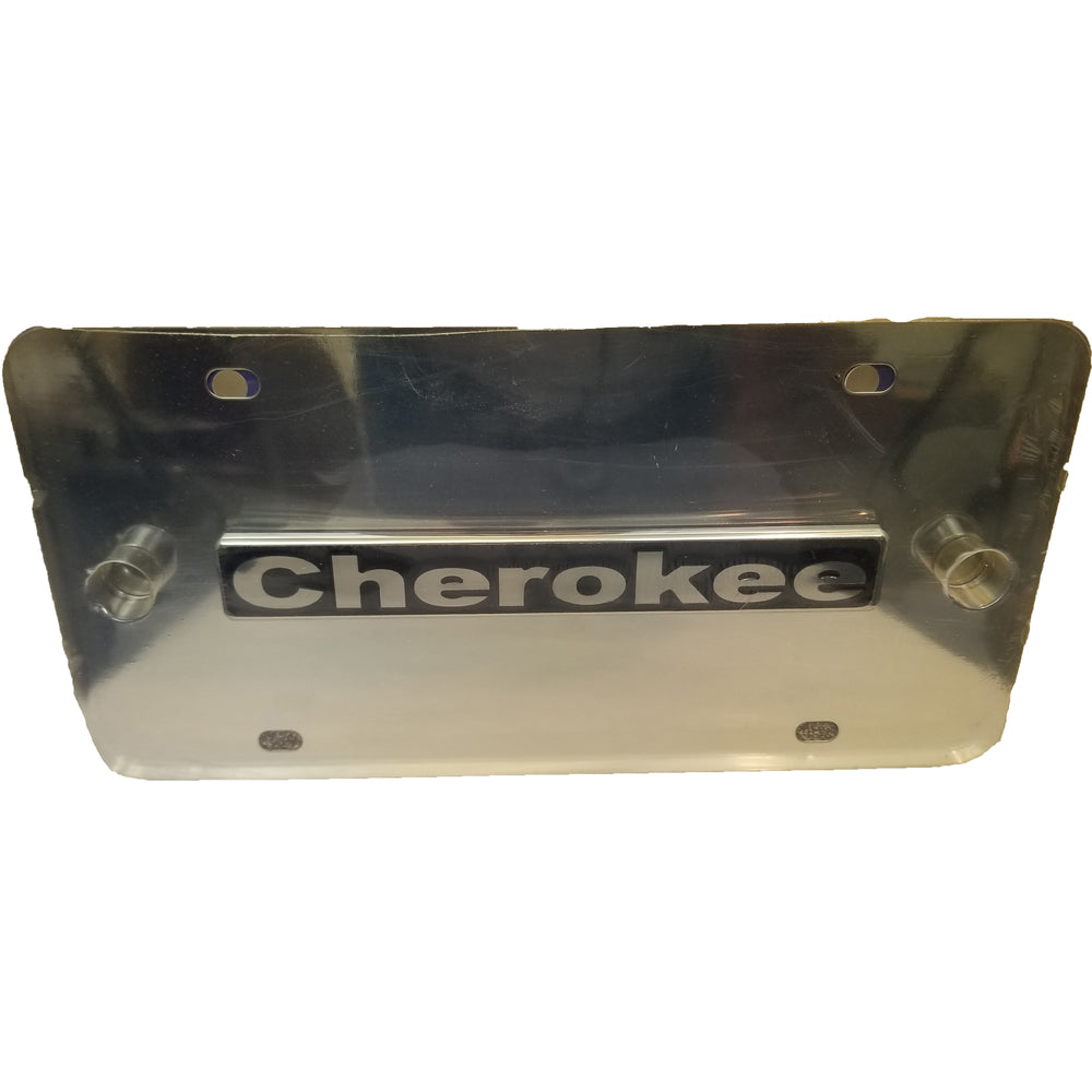 Barjan 04810015 Cherokee Chrome Logo Plate Image 1