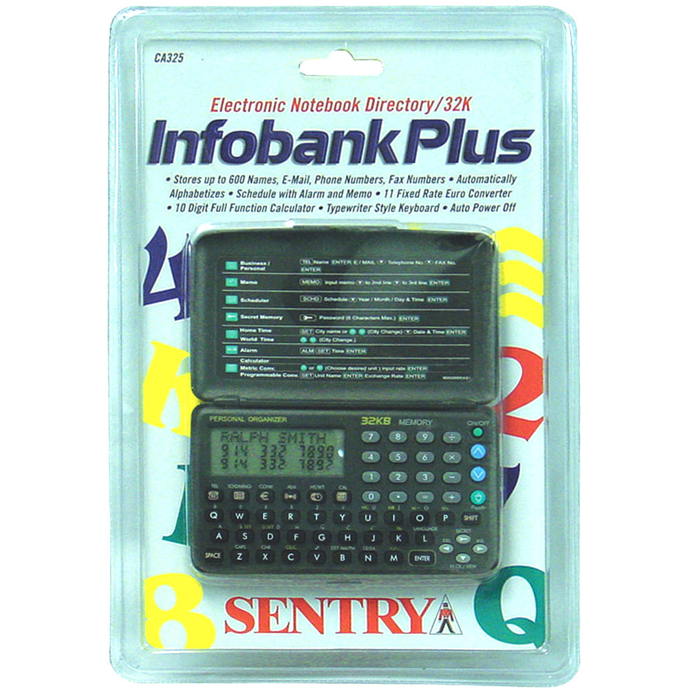 Barjan 117325 Infobank Plus 32K Electronic Notebook Image 1