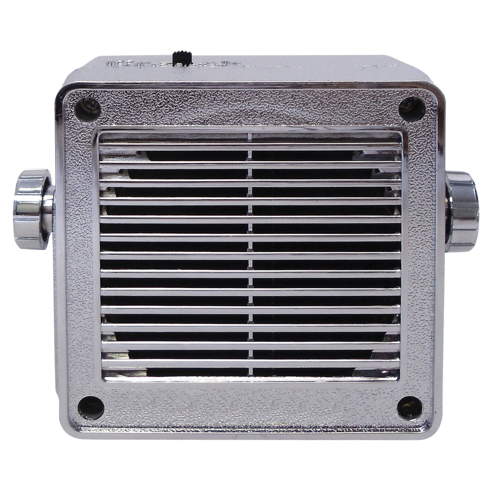 Barjan 21404BC 15W 8 Ohm Chrome Extension CB Speaker Image 1