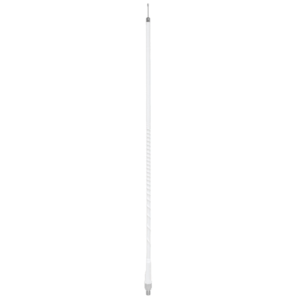 Accessories Unlimited AUFLEX2-W CB Antenna - 2ft White 3/8" x 24" SuperFlex Image 1