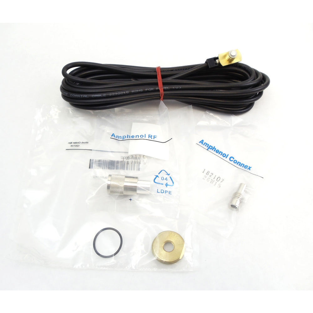 PCTEL/Maxrad BMA MAXRAD 3/8" or 3/4" Hole Mount Coax Cable - 17' RG58U Image 1