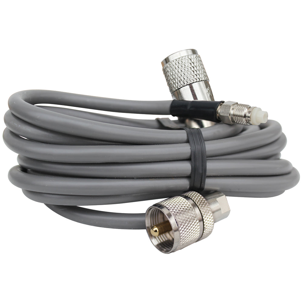 Procomm PR188XN13 18' Mini 8 Coax Cable with PL259 Connector Image 1