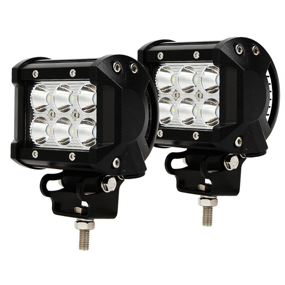 Race Sport RS6L18WPR Street Series 2.5" 6 LED Bottom Mount Spot Lights Image 1