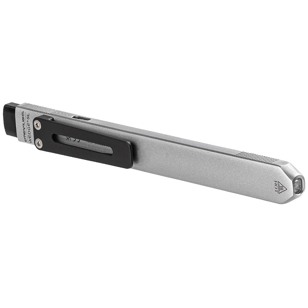 Streamlight 88842 Wedge SL Silver Pocket Clip Inspection Light - THRO 500 Lumens