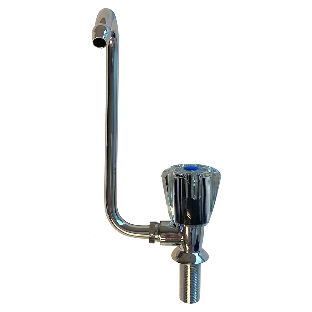 Scandvik 10056P Folding Spout Chrome Tap Image 1