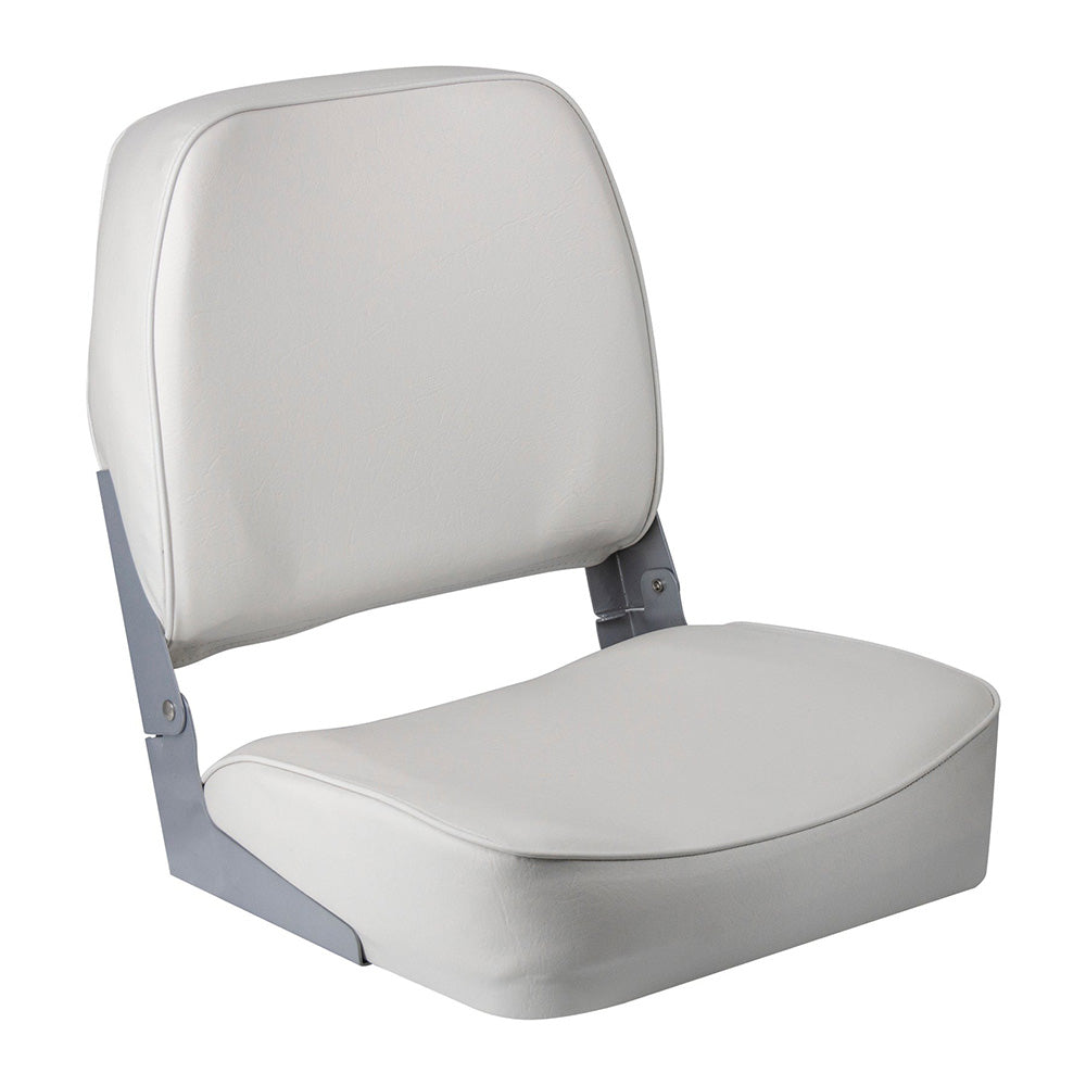 Wise Seats 3313-710 Super Value Low-Back Fishing Seat White Image 1
