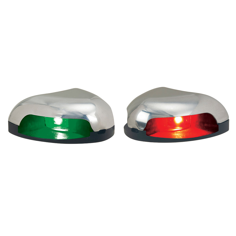 Perko 0626DP0STS Red/Green Side Light Pair - Stainless Steel Image 1