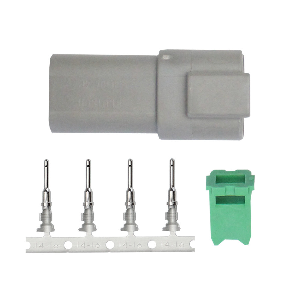 Pacer TDT04F-4RP DT Deutsch Receptacle Repair Kit, 14-18 AWG, 4 Position Image 1