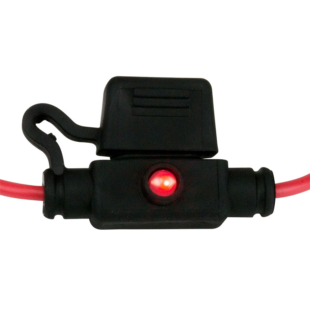 Sea-Dog Marine 445097-1 Inline Fuse Holder with LED Indicator - ATM Mini Style Image 1