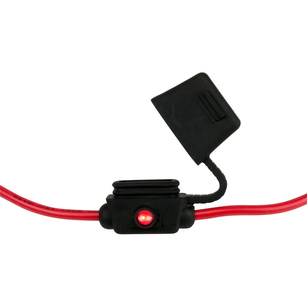 Sea-Dog Marine 445197-1 Inline Fuse Holder with LED Indicator