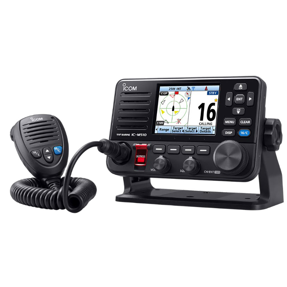 Icom M510 Evo 41 VHF Fixed Mount with DSC and NMEA2000 Image 1