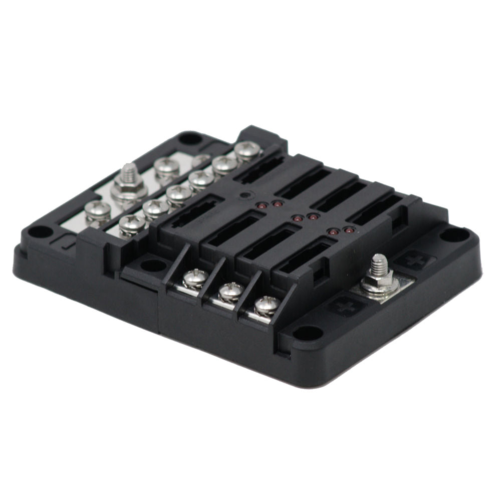 Egis Mobile Electric 8025 RT Fuse Block 6 Position Ground LED Indication