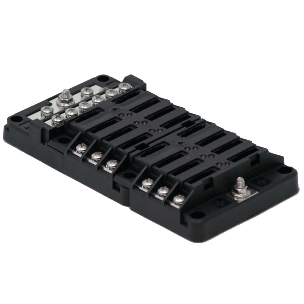 Egis 8026 RT Fuse Block 12 Position with Ground & LED Indication