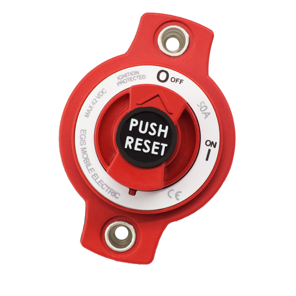 Egis Mobile Electric 4701-50 50A Panel Mount Mini Circuit Breaker Image 1