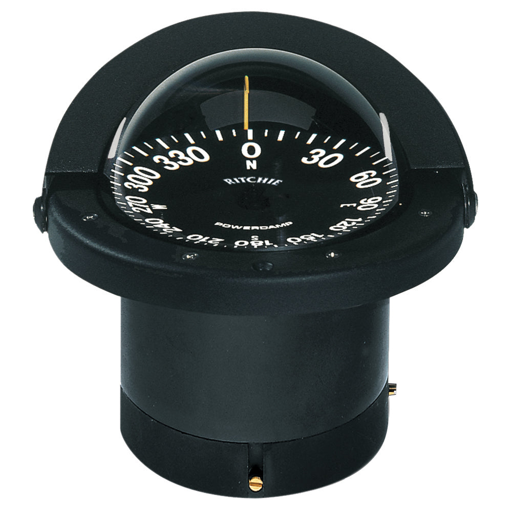 Ritchie Compasses Fn-201 Compass Flush Mount 4.5" Dial Black Image 1