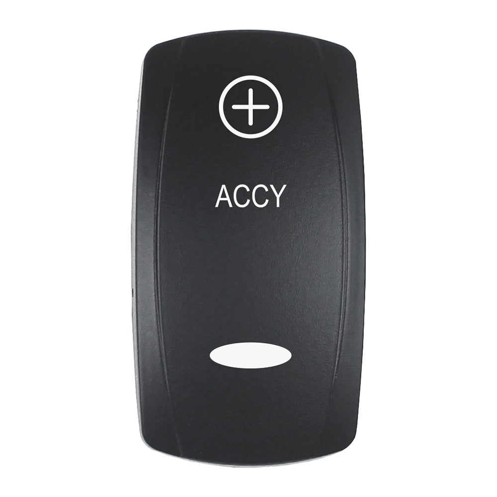 Pacer Group EV2LE-ACC Actuator for V Series Contura Switches - Black Laser Etched Image 1