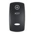 Pacer Group EV2LE-ACC Actuator for V Series Contura Switches - Black Laser Etched Image 1