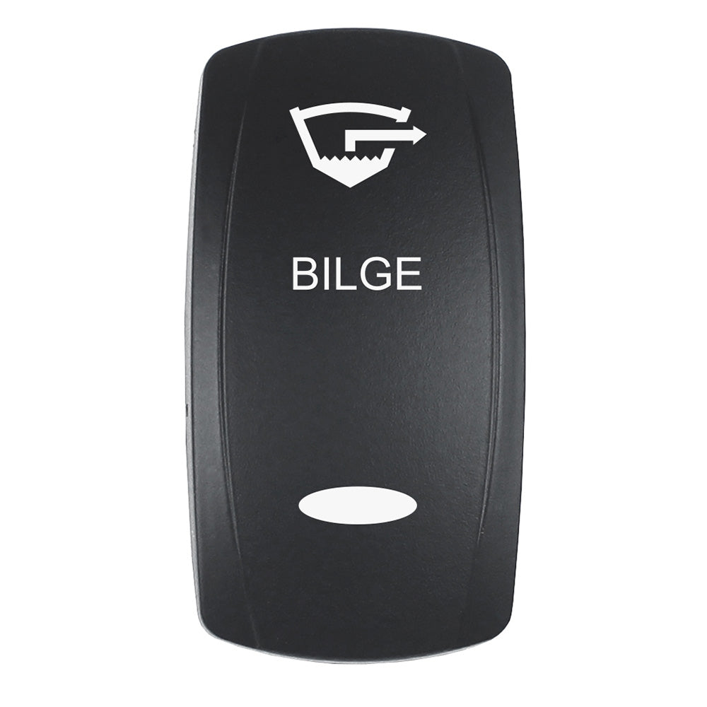 Pacer Group EV2LE-BLG Actuator for V Series Contura Switches - Black Laser Etched Image 1