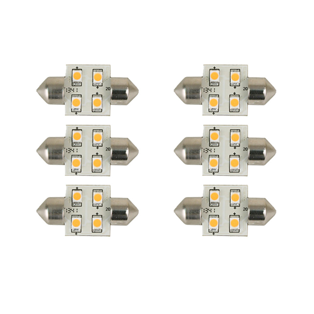 Scandvik 41160 LED Bulb Warm White 6-Pack Image 1