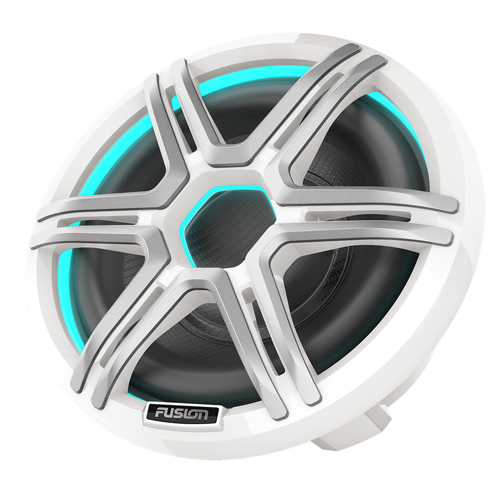 Fusion 010-02918-41 Apollo 10" Marine Subwoofer with LED Sports White Grilles