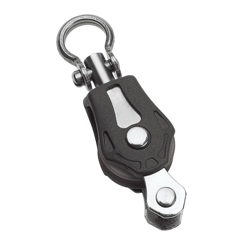 Barton Marine N00131 Size 0 20mm Pulley Block Single Swivel & Becket Image 1