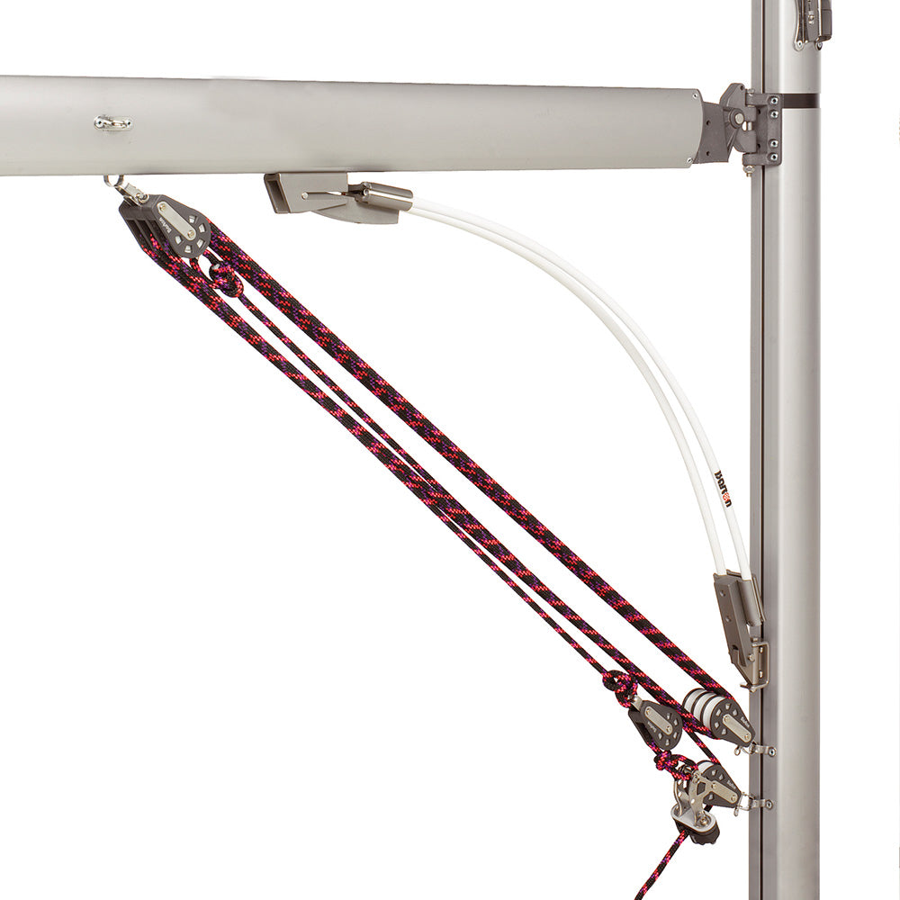 Barton Marine 44030 Boomstrut Silver/White for Boats 25-30'