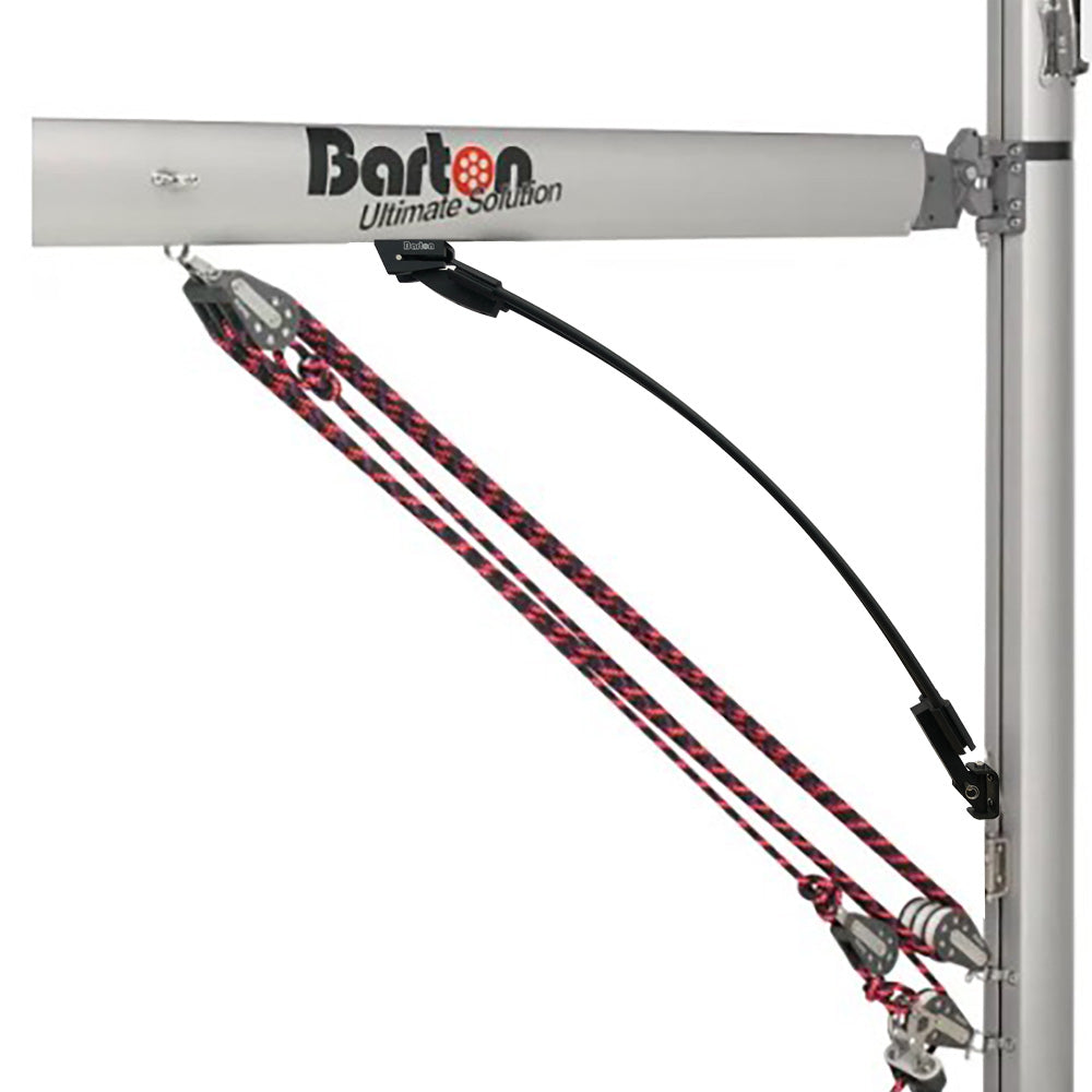 Barton Marine 44031 Boomstrut Black for Boats 25-30'