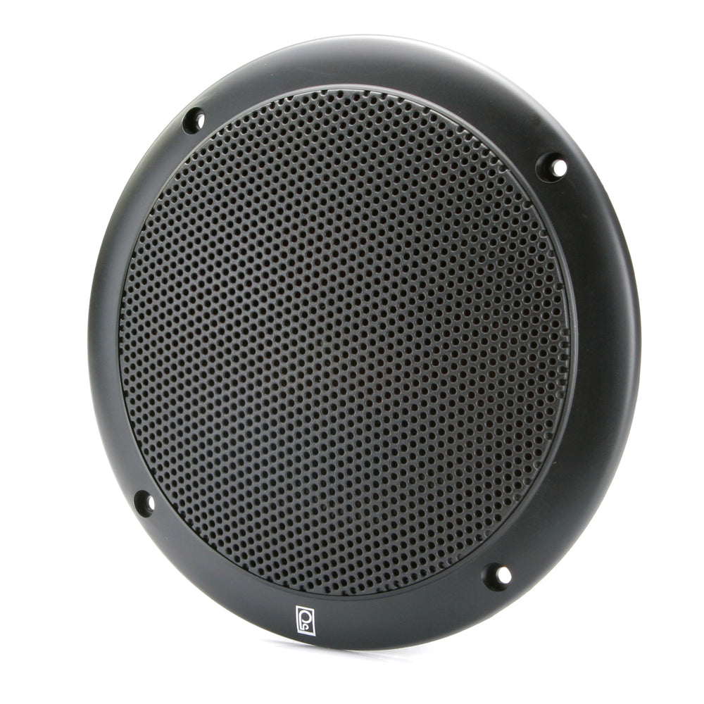 Poly-Planar MA4056B 6" Coaxial Speakers Black - Waterproof, Ultra-Low Magnetic Field Image 1
