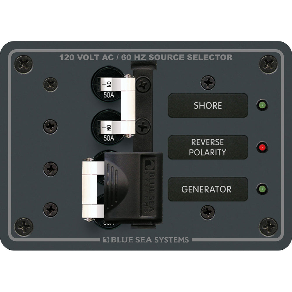 Blue Sea Systems 8061 Ac Toggle Source Selector 120V 50Amp Image 1