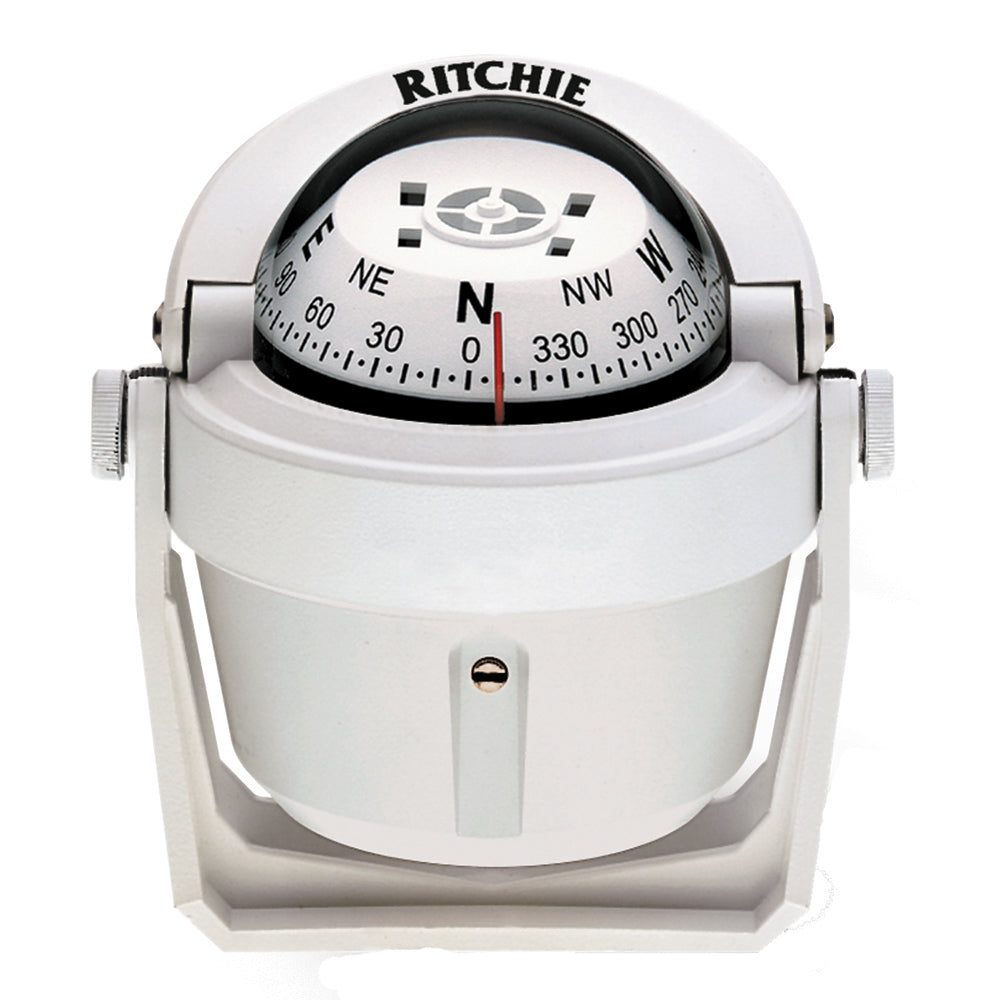 Ritchie Compasses B-51W Compass Bracket Mount 2.75" Dial Wht. Image 1