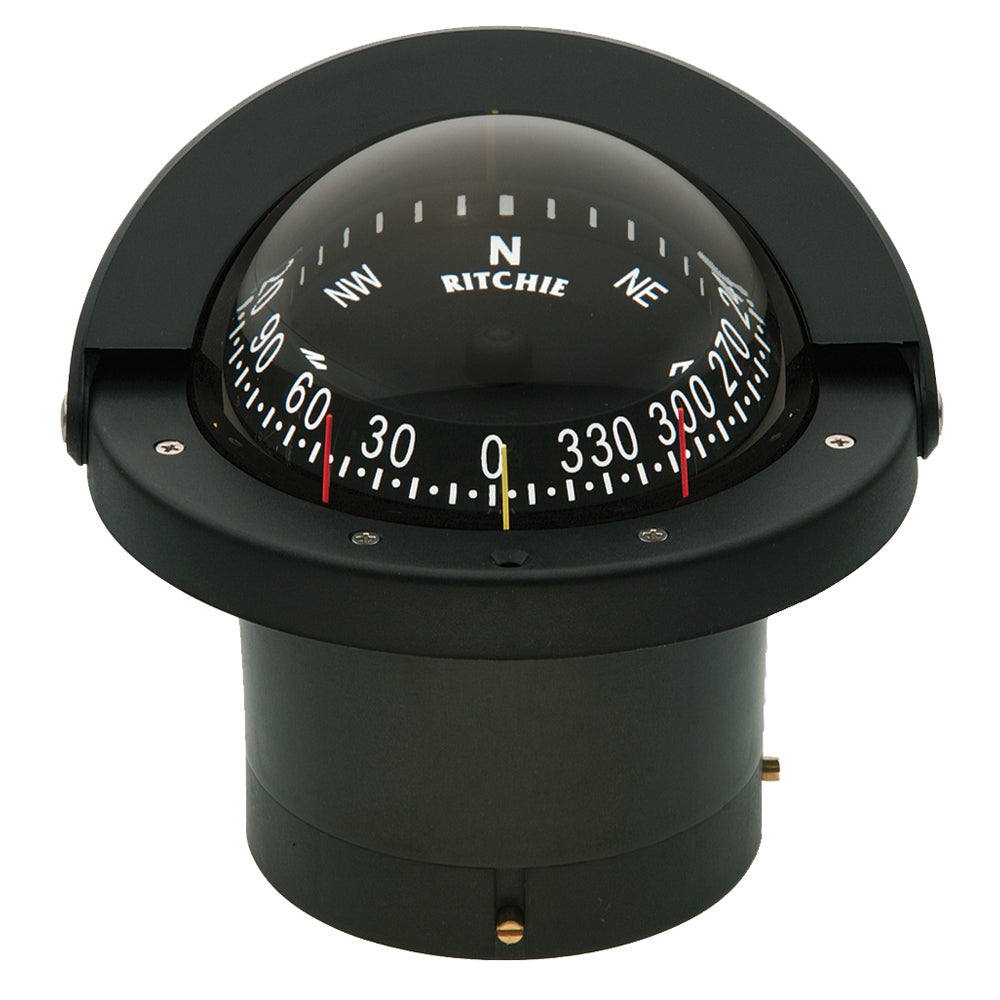 Ritchie Compasses Fn-203 Compass Flush Mount 4.5" Combi Black Image 1