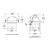 Ritchie Compasses Fnw-203 Compass Flush Mount 4.5" Combi White