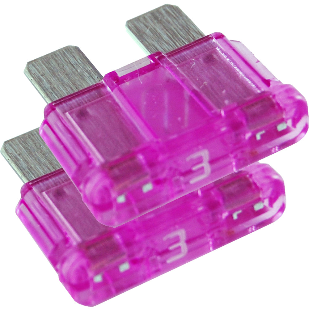 Blue Sea Systems 3A ATC/ATO Auto Blade Fuse 2-Pack (5237) Image 1