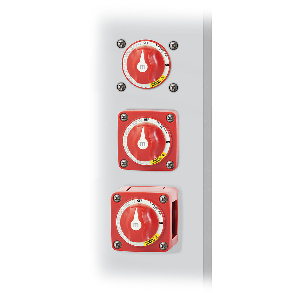 M SERIES DUAL CIRCUIT PLUS BATTERY SWITCH (BLUE SEA SYSTEMS)