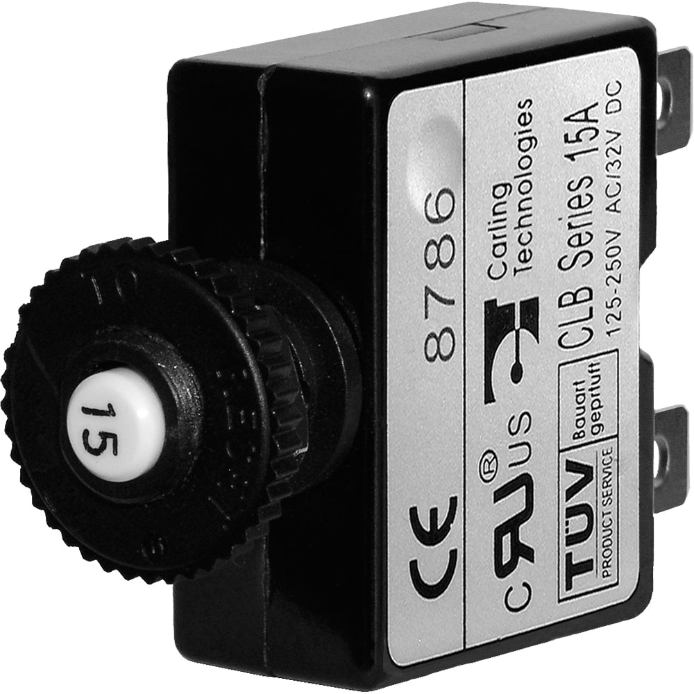 BLUE SEA SYSTEMS 7056 Push Button Reset Only Quick Connect Circuit Breaker Image 1