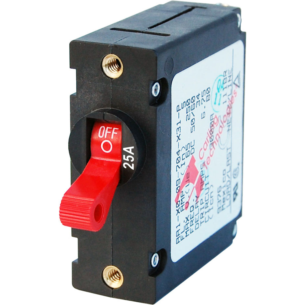 Blue Sea Systems 7217 Ac / Dc Single Pole Magnetic World Circuit Breaker 25 Amp Image 1