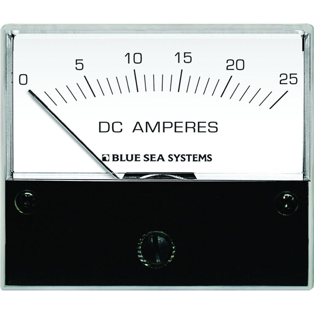 Blue Sea Systems 8005 Dc Analog Ammeter 2-3/4" Face 0-25 Amperes Image 1
