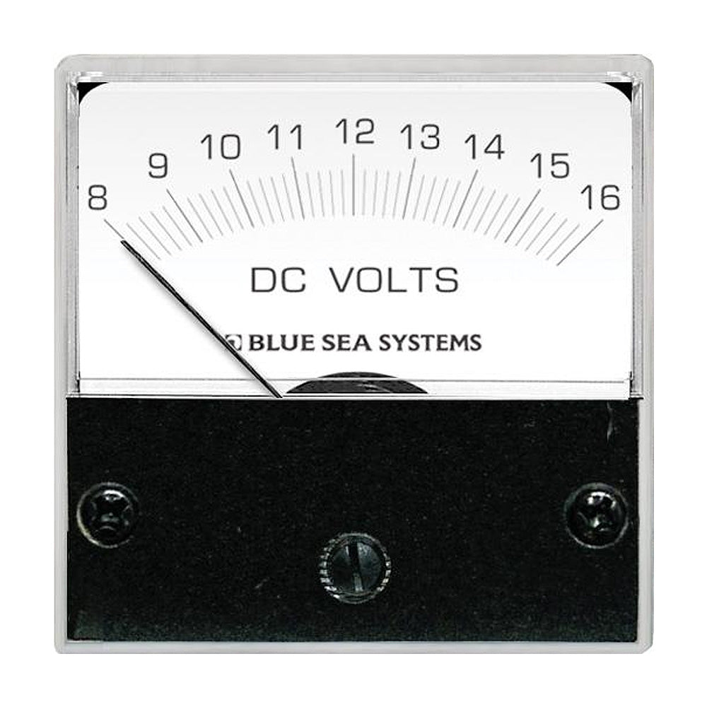 Blue Sea Systems 8028 Dc Analog Micro Voltmeter 2" Face 8-16 Volts Image 1