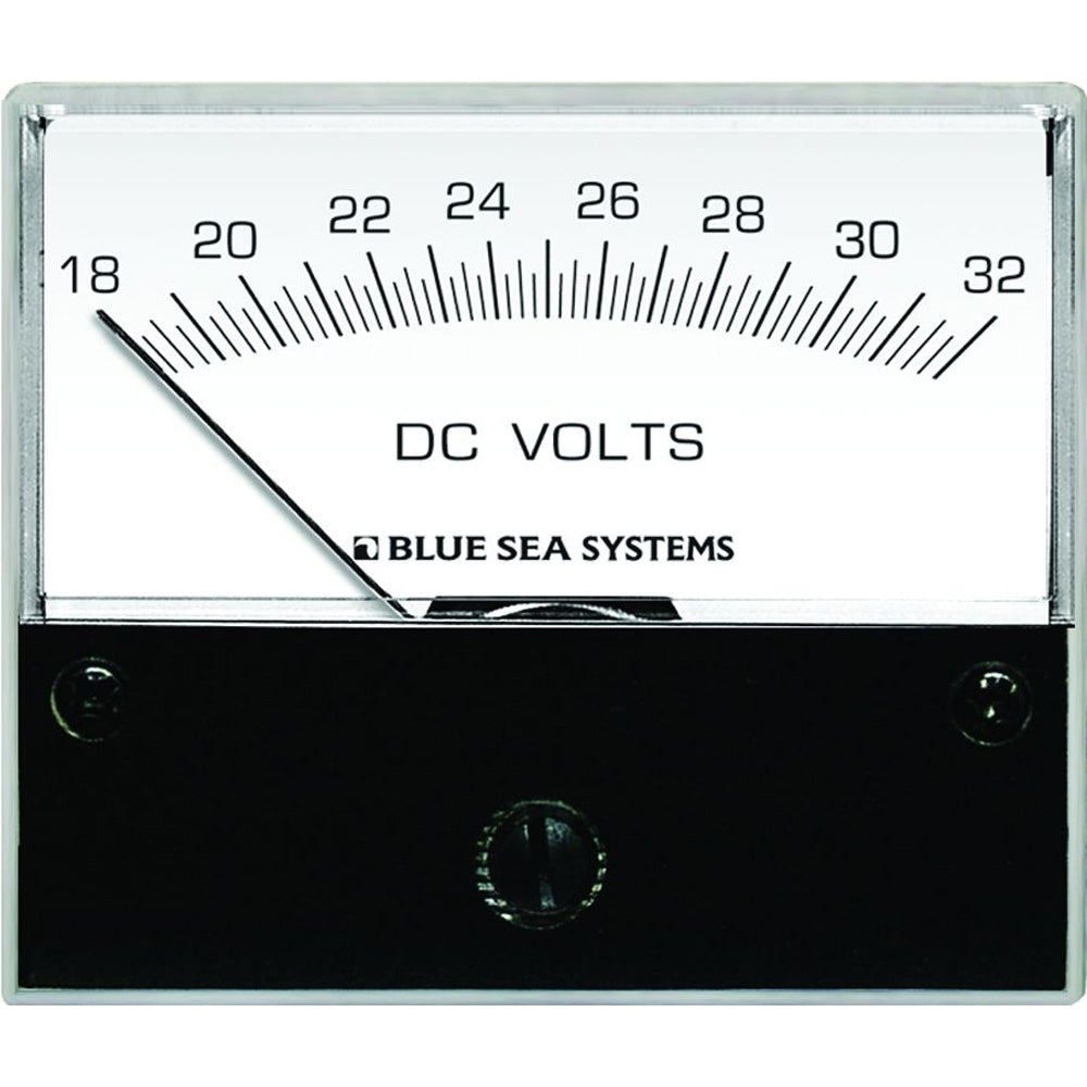 Blue Sea Systems 8240 Dc Analog Voltmeter 2-3/4" Face 18-32 Volts Image 1