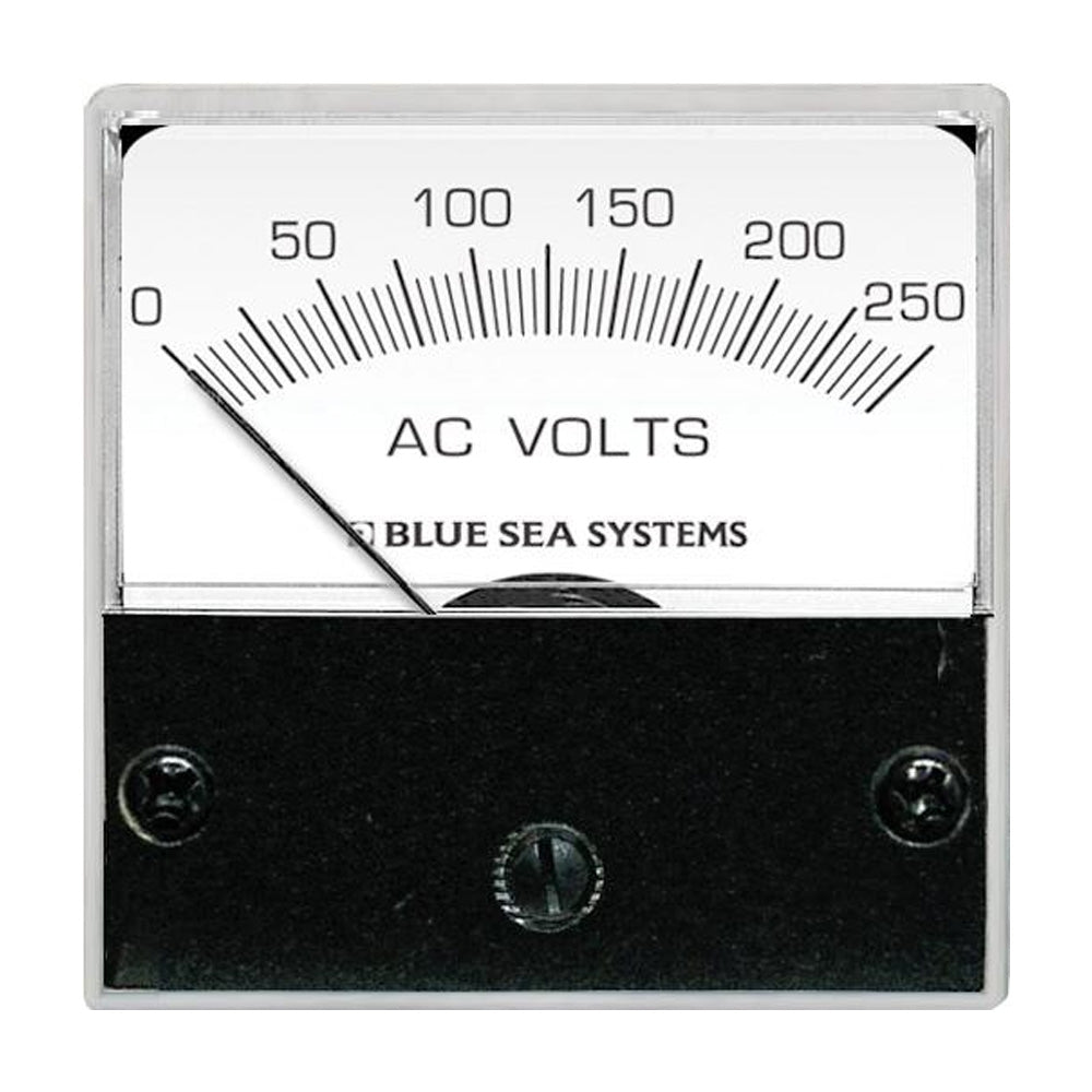 Blue Sea Systems 8245 Ac Analog Micro Voltmeter 2" Face 0-250 Volts Image 1