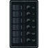 Blue Sea Systems 8373 Water Resistant 6 Position Black Vertical Mount Panel Image 1