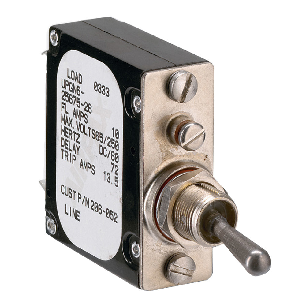 Paneltronics 206-052S Breaker 10 Amps A-Frame Magnetic Waterproof Image 1