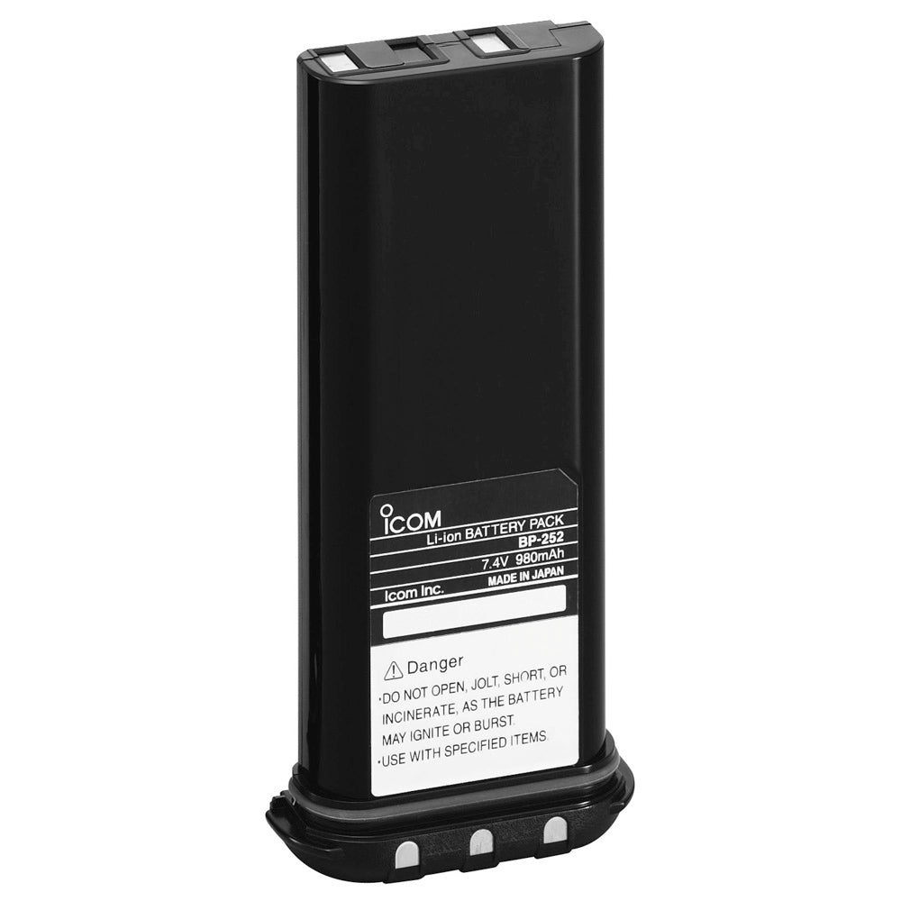 Icom Bp252 Li-Ion Battery for M34 and M36 Radios Image 1