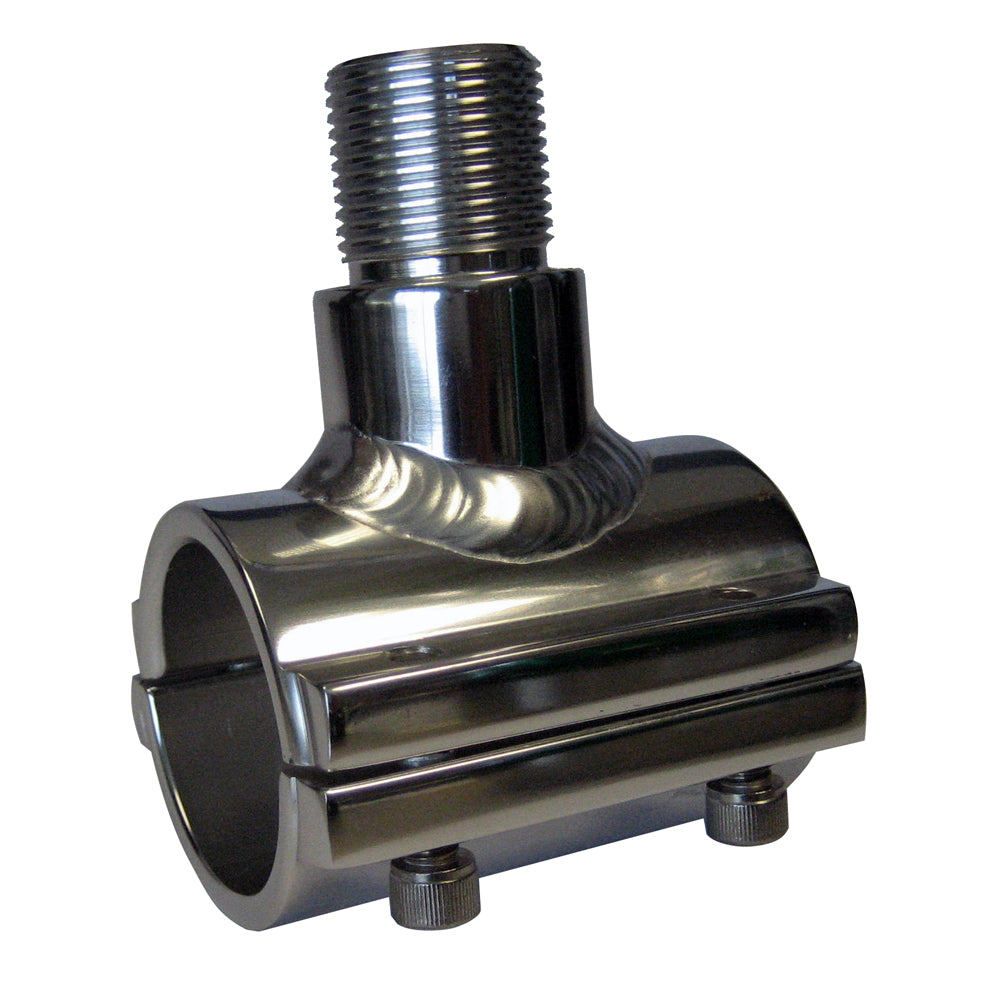 Lee's AT5101 Clamp-On Antenna Mount 1.050" Pipe Horizontal Silver Image 1